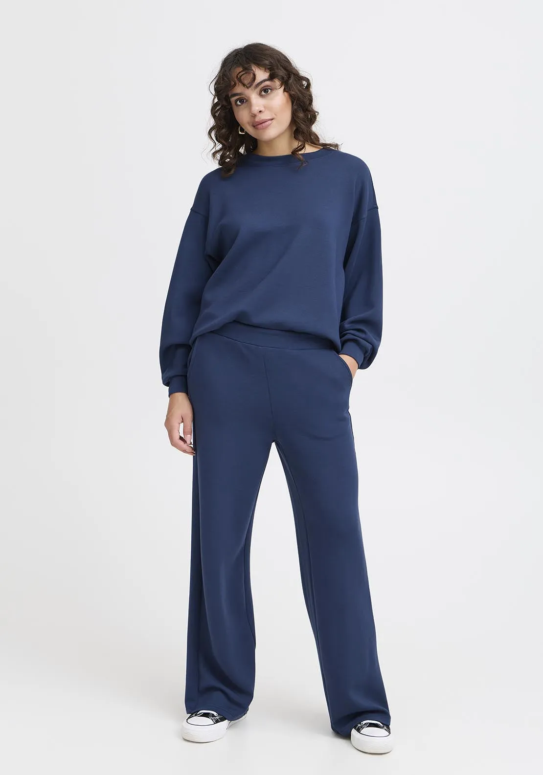 Casual Trousers - Navy