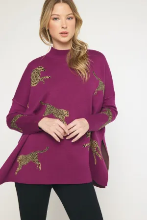 Cheetah Chic Sweater