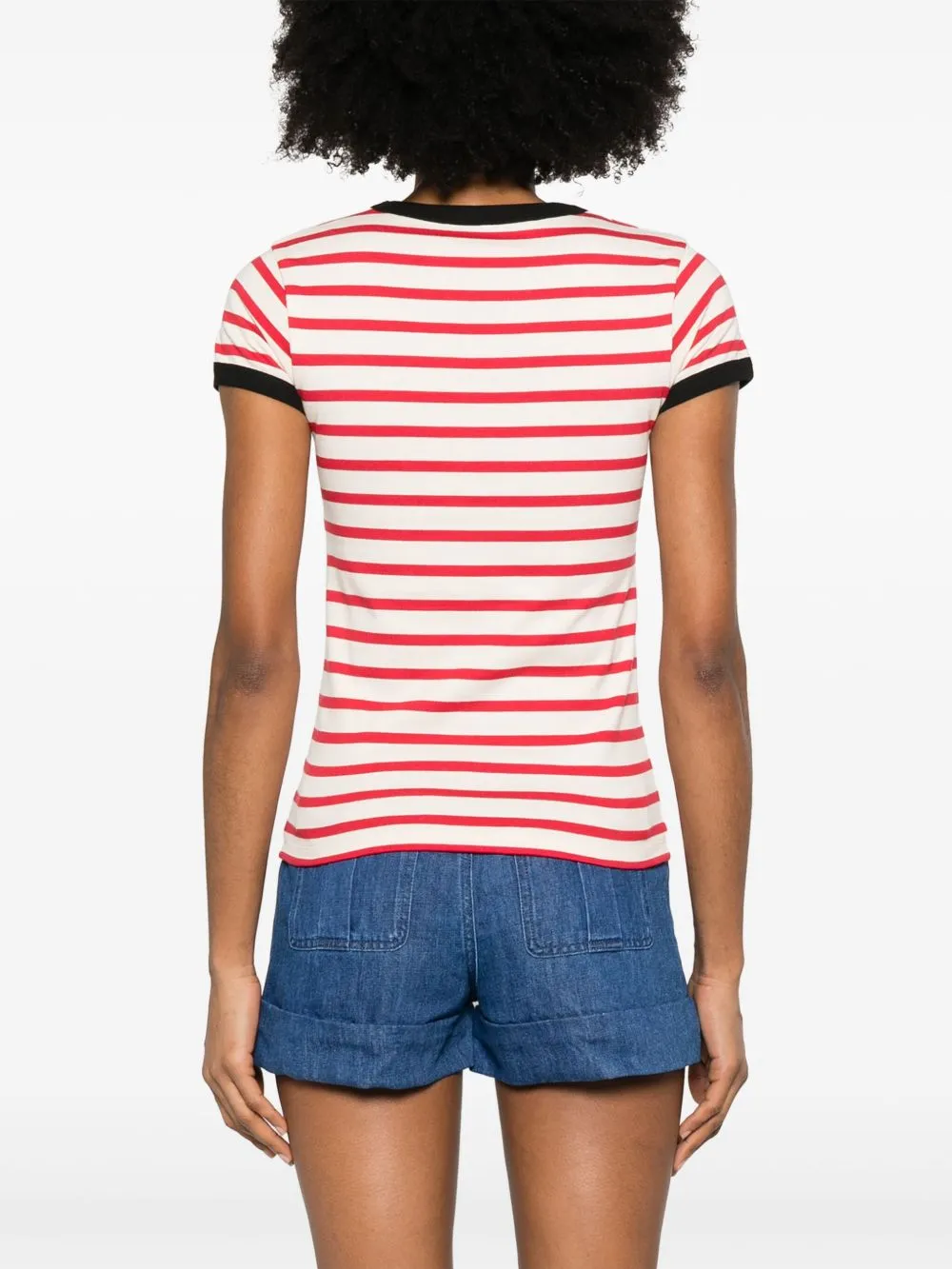 Chez valentino striped t-shirt