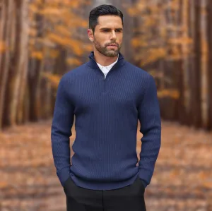 Chic Quarter Zip Sweater