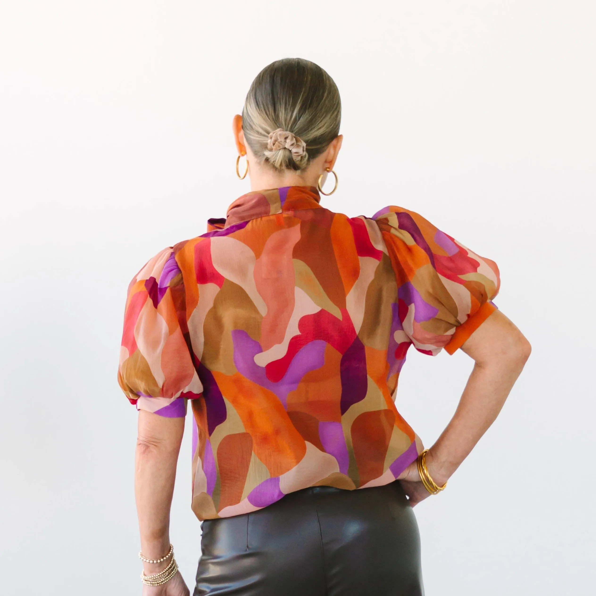 Chocolate Vegan Leather Pant