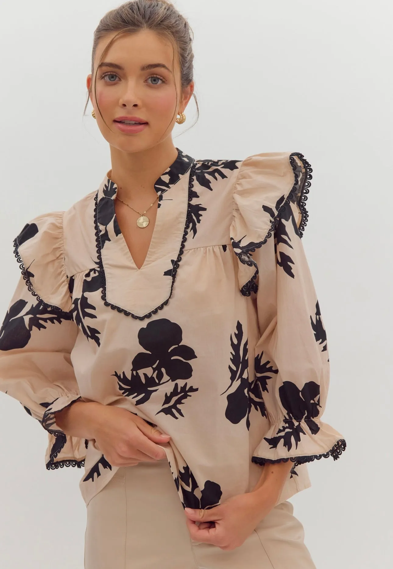 Christy Floral Top