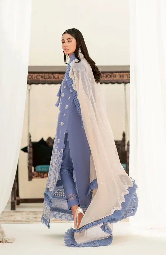 Classic Lilac Bliss Pakistani Embroidered Salwar Kameez Dupatta