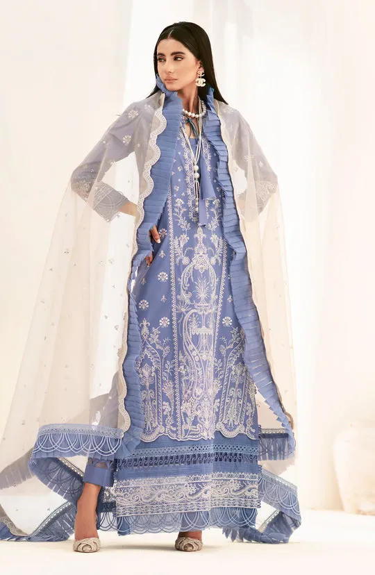 Classic Lilac Bliss Pakistani Embroidered Salwar Kameez Dupatta