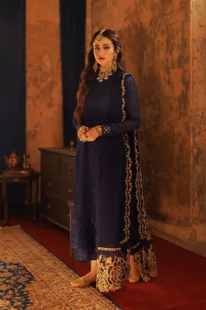 Classic Regal Blue Pakistani Salwar Kameez with Dupatta Dress