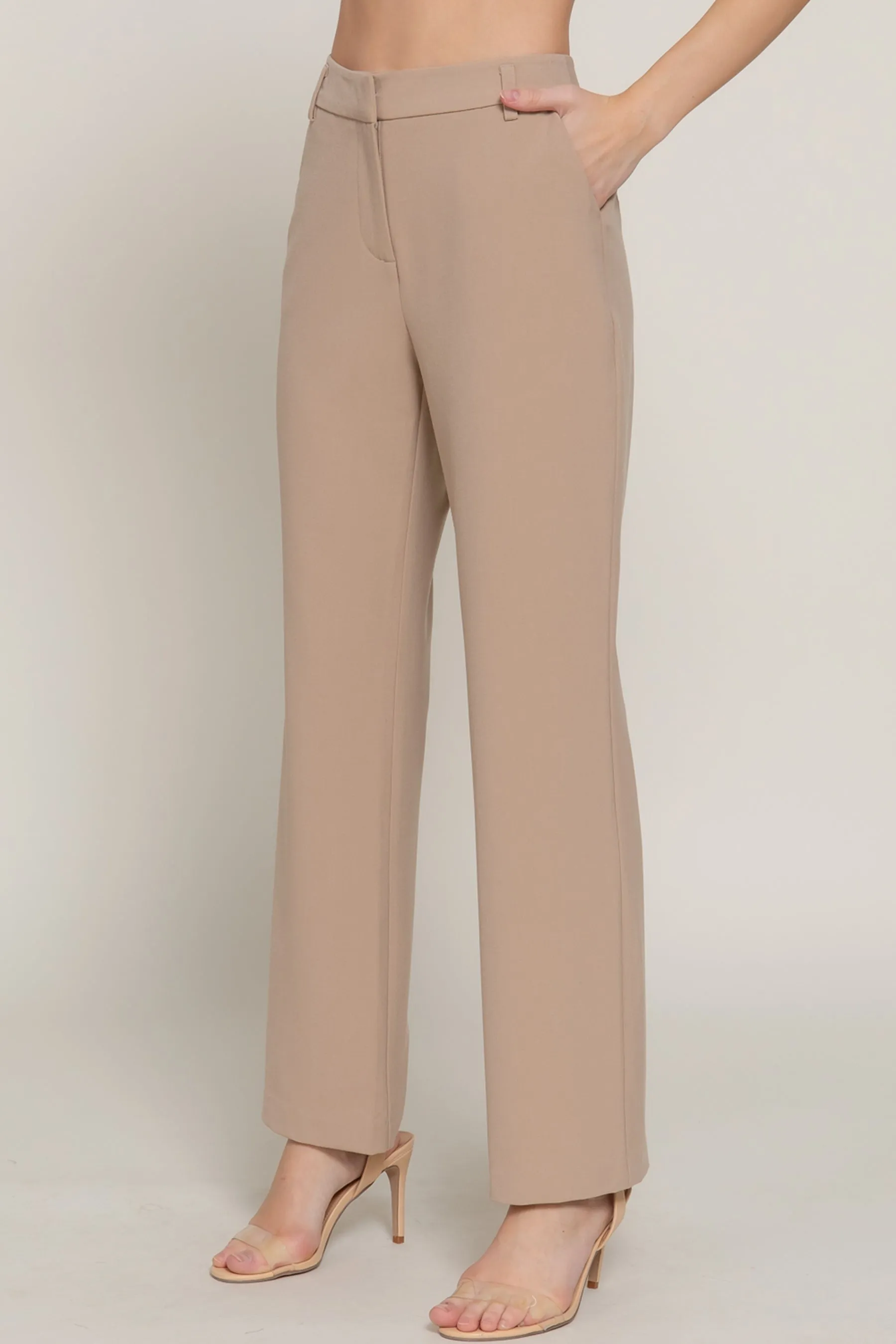 Classic Straight Leg Trousers Woven Stretch Work Pants ZP14316C28 $12.50EACH