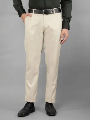 COBB MENS BEIGE FORMAL TROUSERS