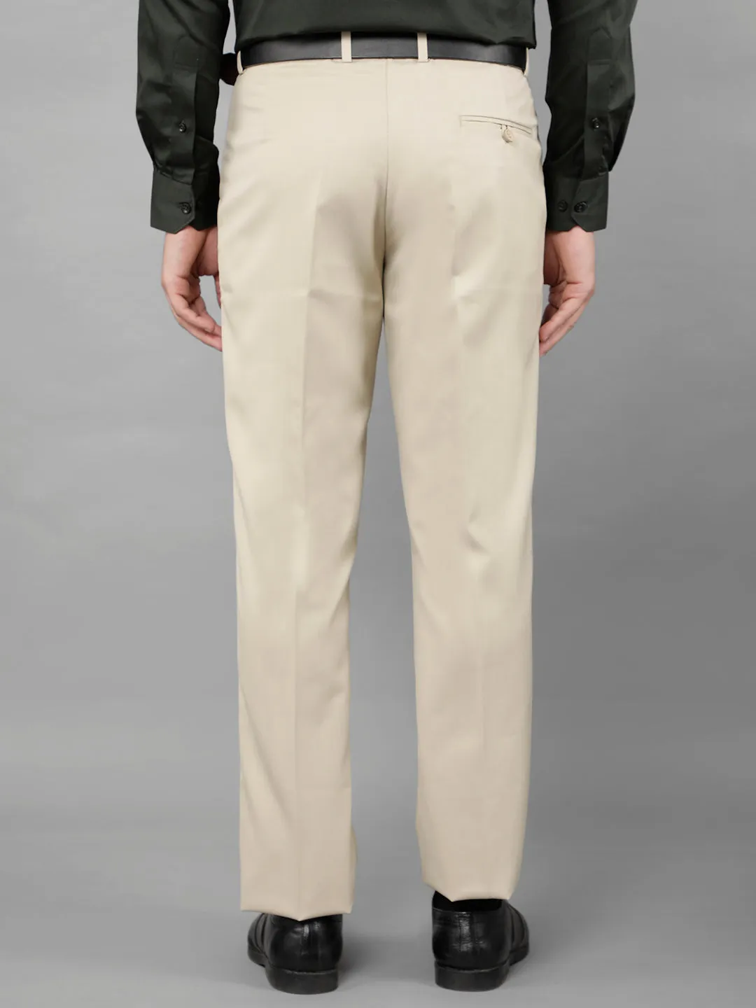 COBB MENS BEIGE FORMAL TROUSERS