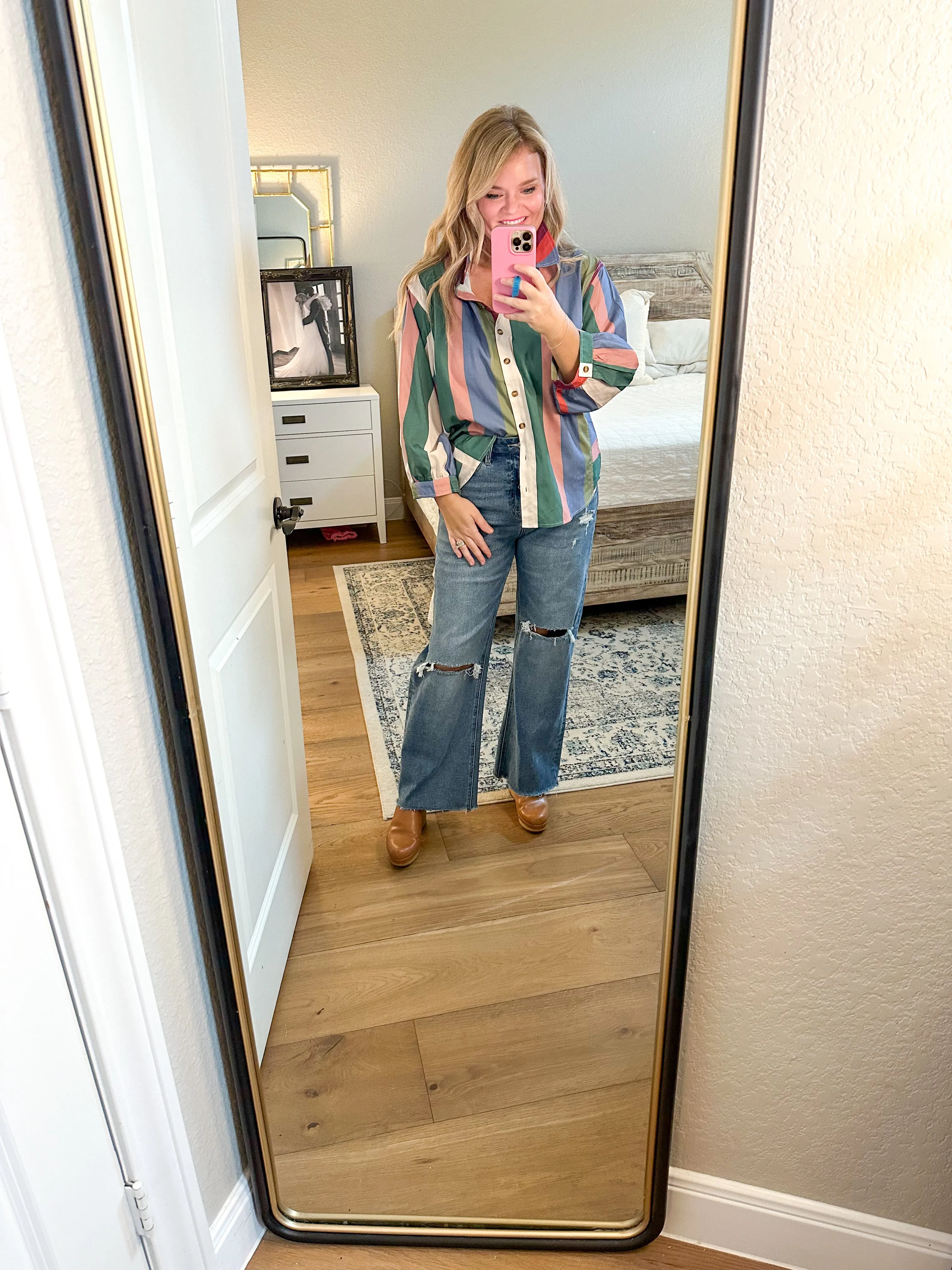 Cool Striped Button Down