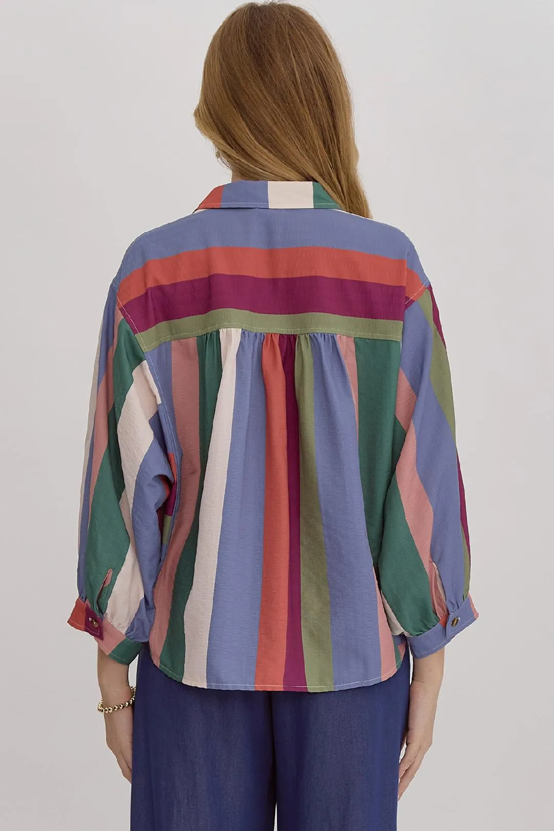 Cool Striped Button Down