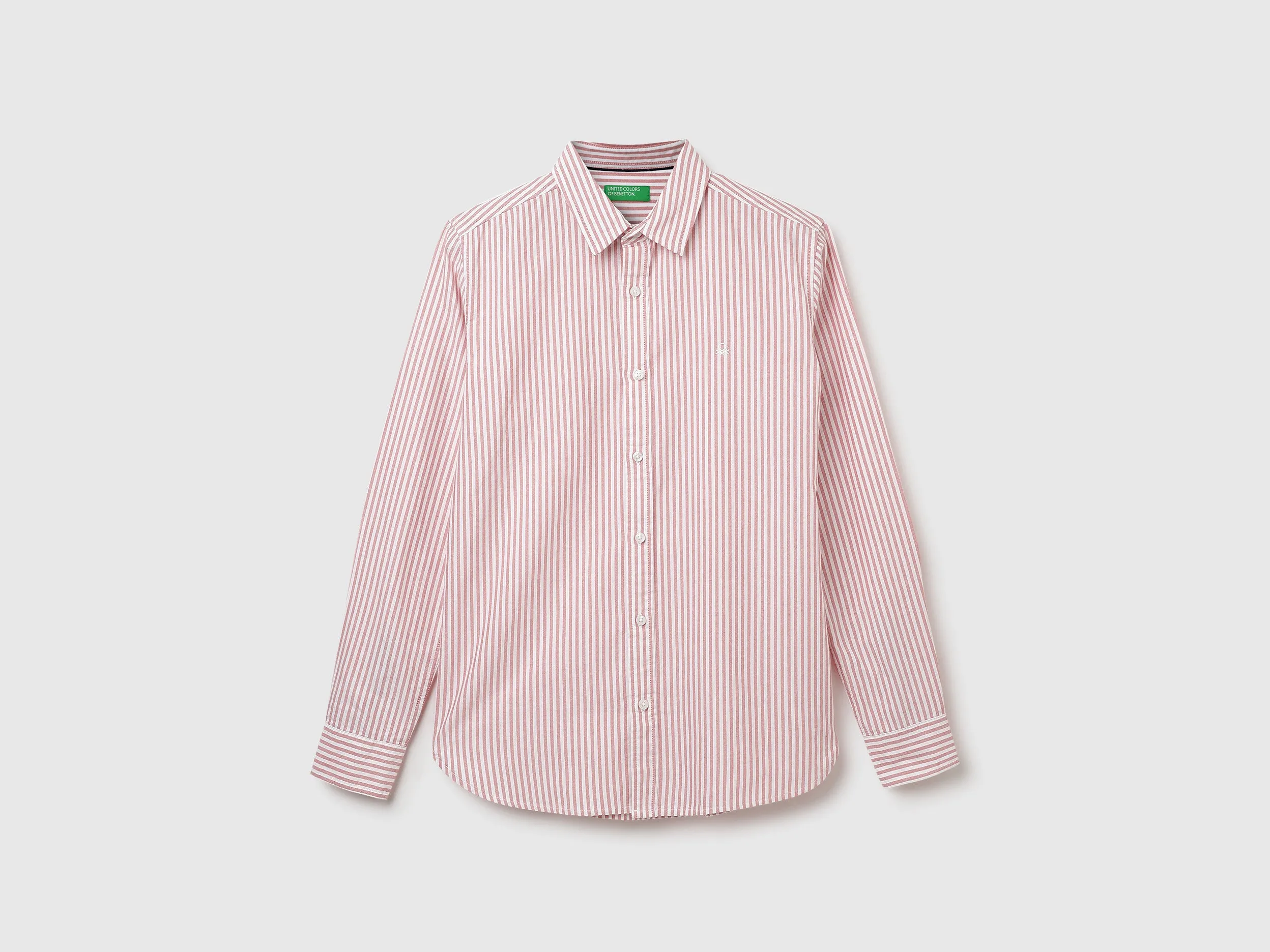 Cotton Striped Spread Collar Mens Shirts