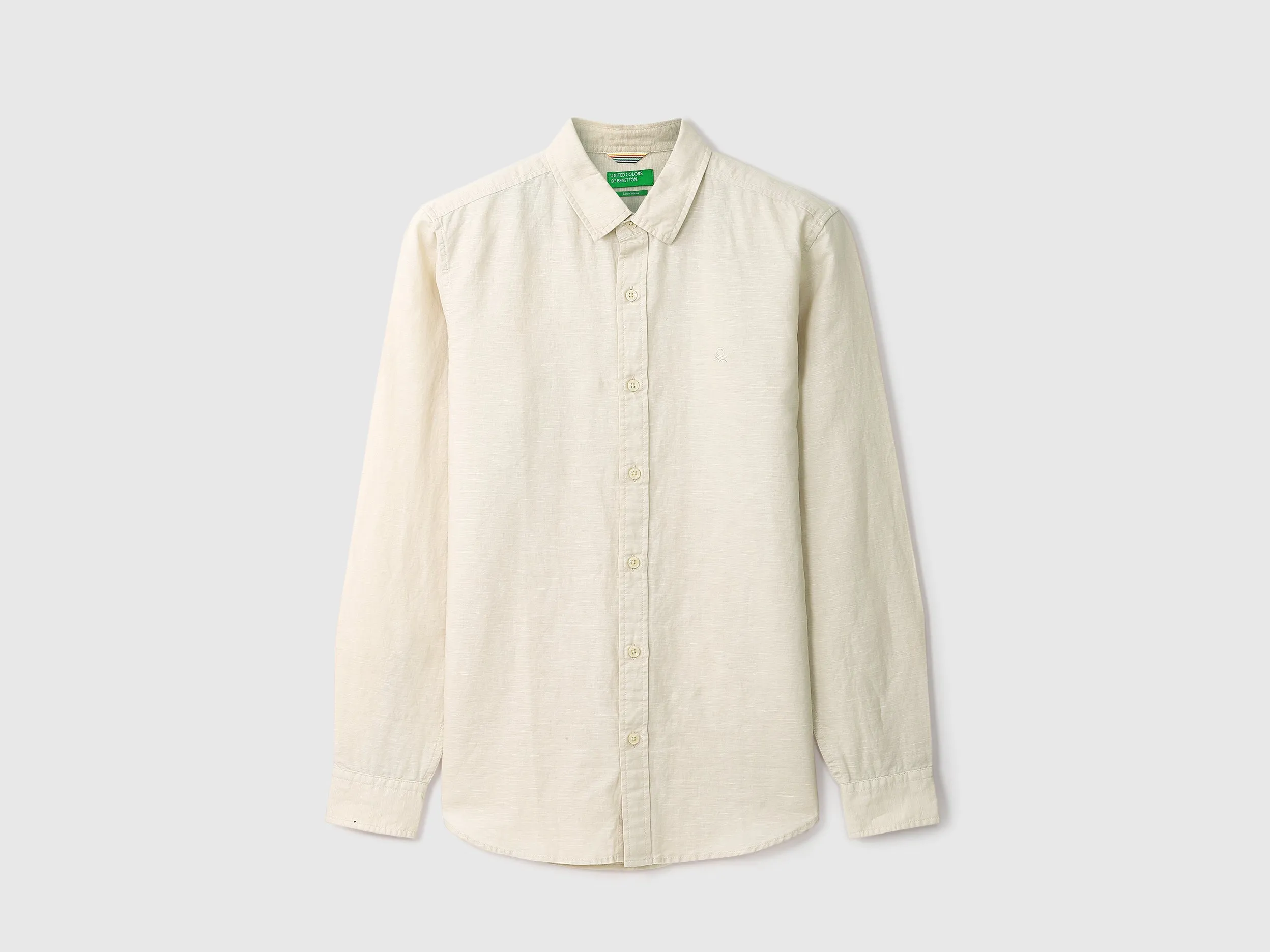 Cream Linen Shirt