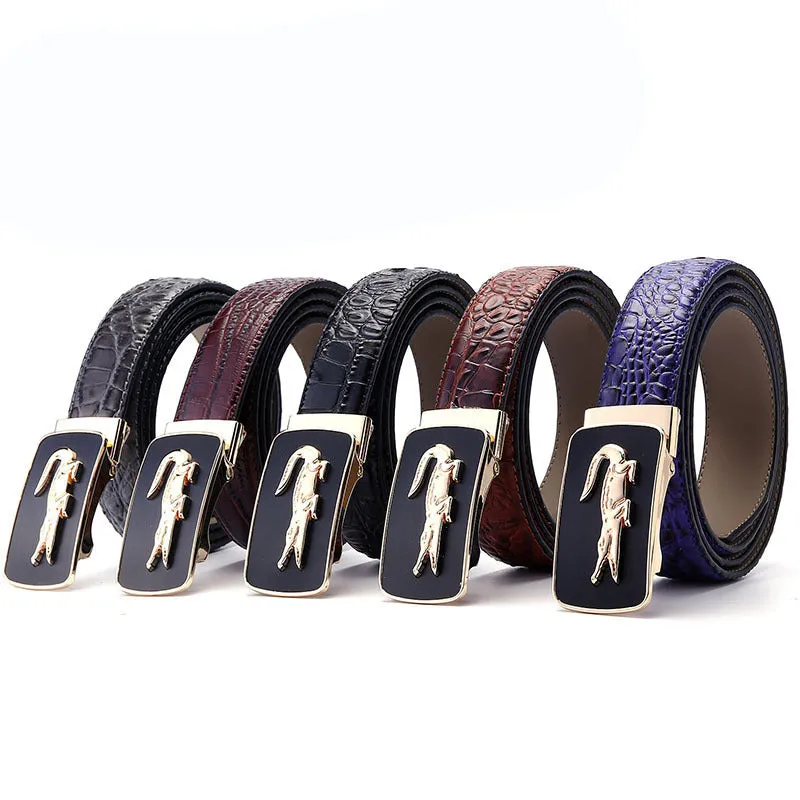 Crocodile Automatic Buckle Belt