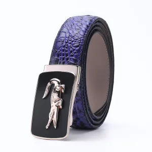 Crocodile Automatic Buckle Belt