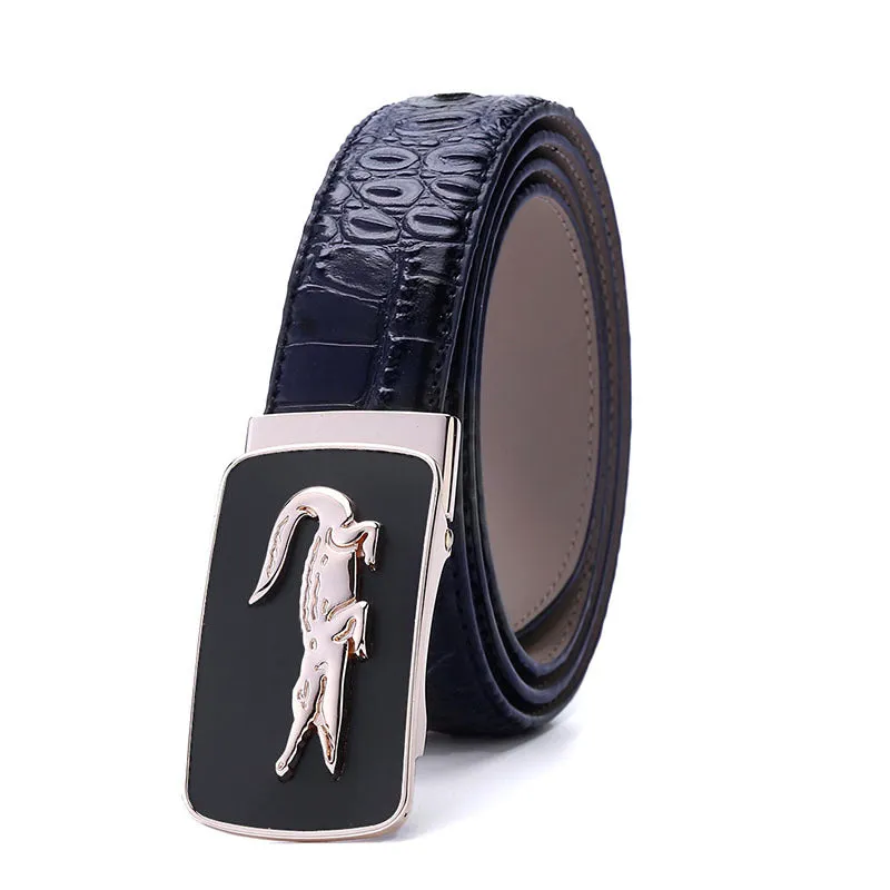 Crocodile Automatic Buckle Belt