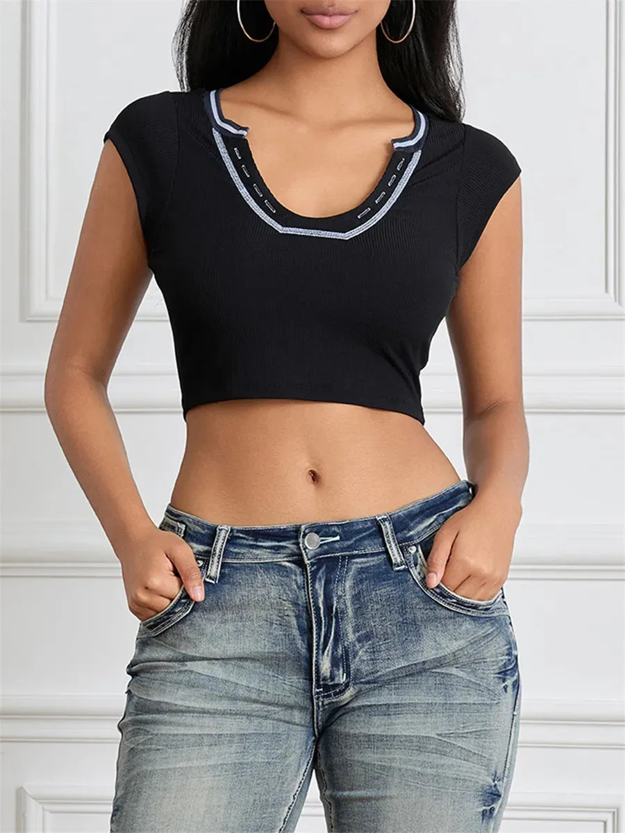 Cropped Seamless Top