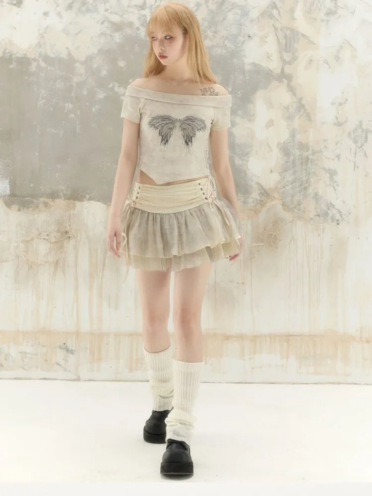 Cropped Short Sleeve Tee