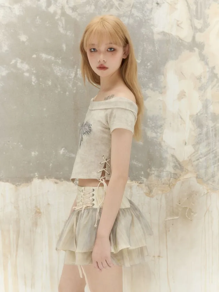 Cropped Short Sleeve Tee