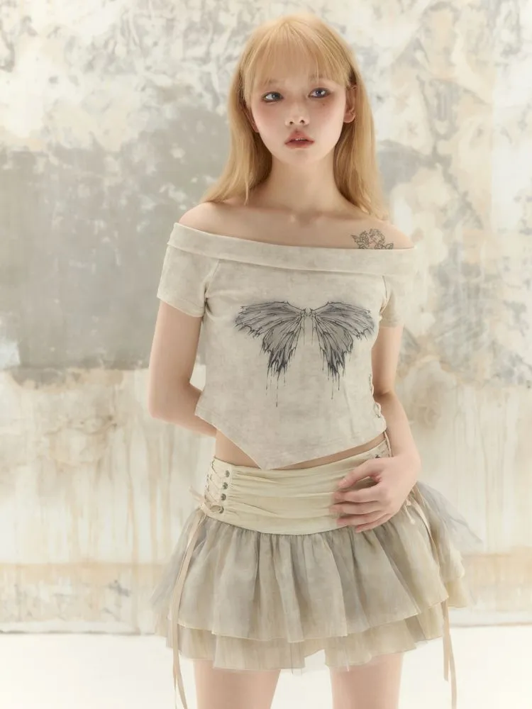 Cropped Short Sleeve Tee