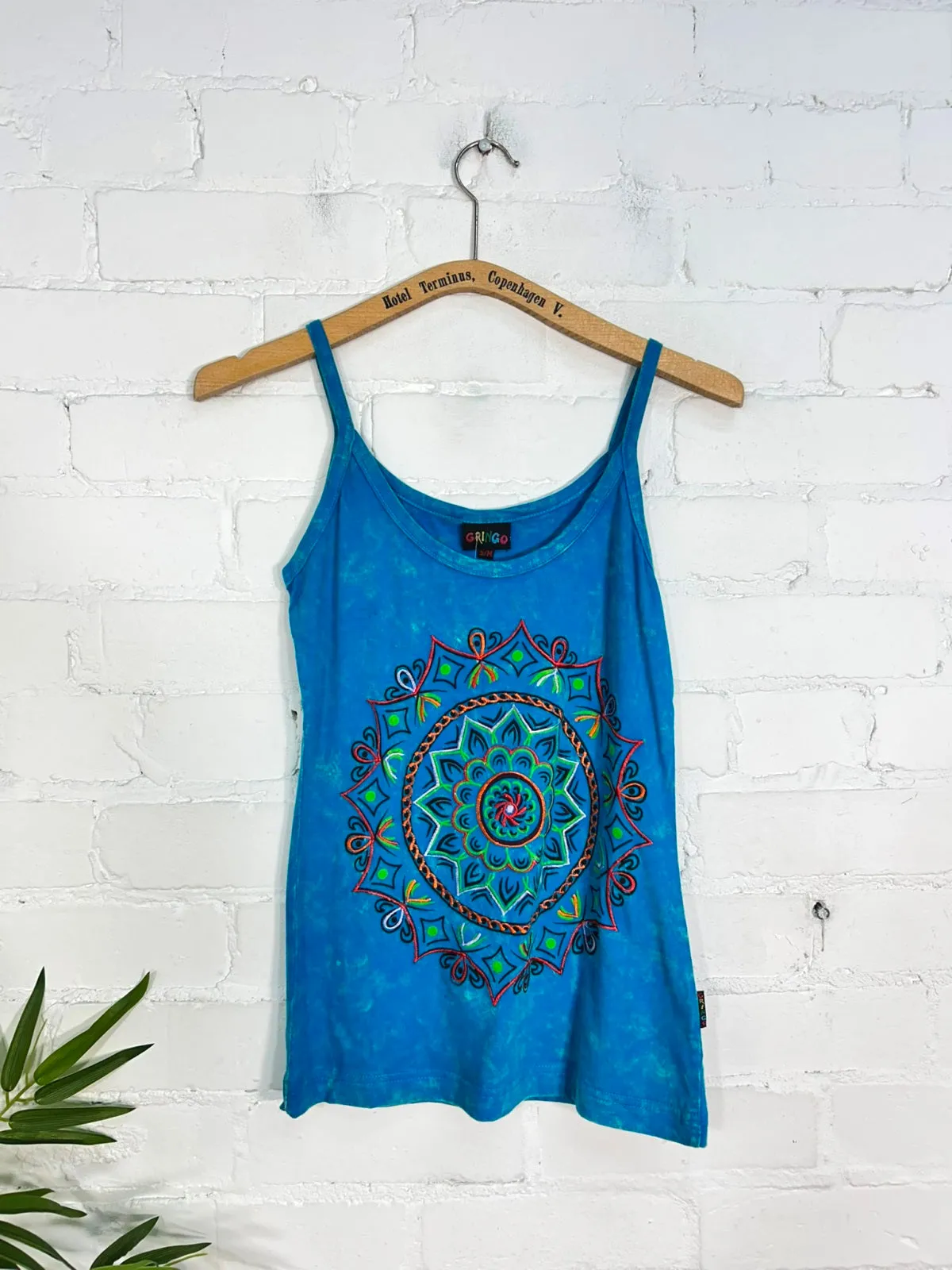 Cropped Strappy Vest Top