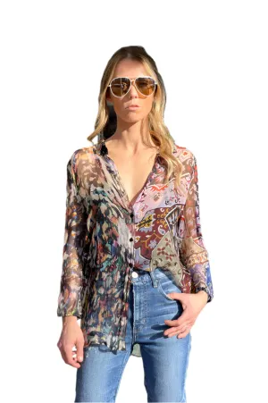 Dali Button Down Shirt - Multi