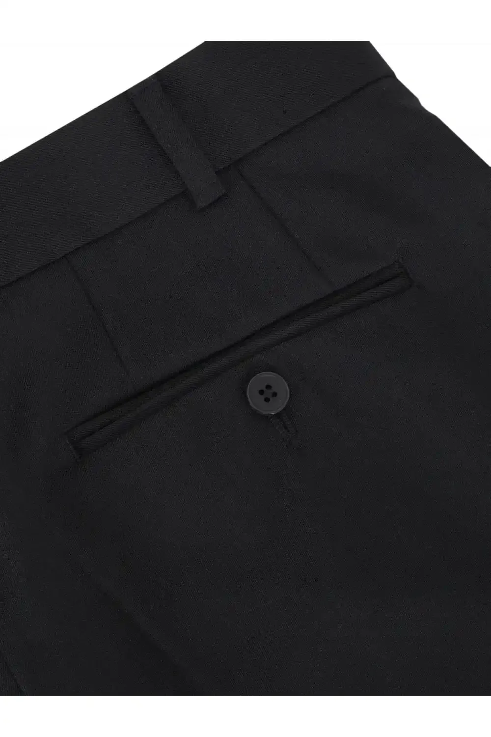 DGs Prestige Wool Blend Trousers Black