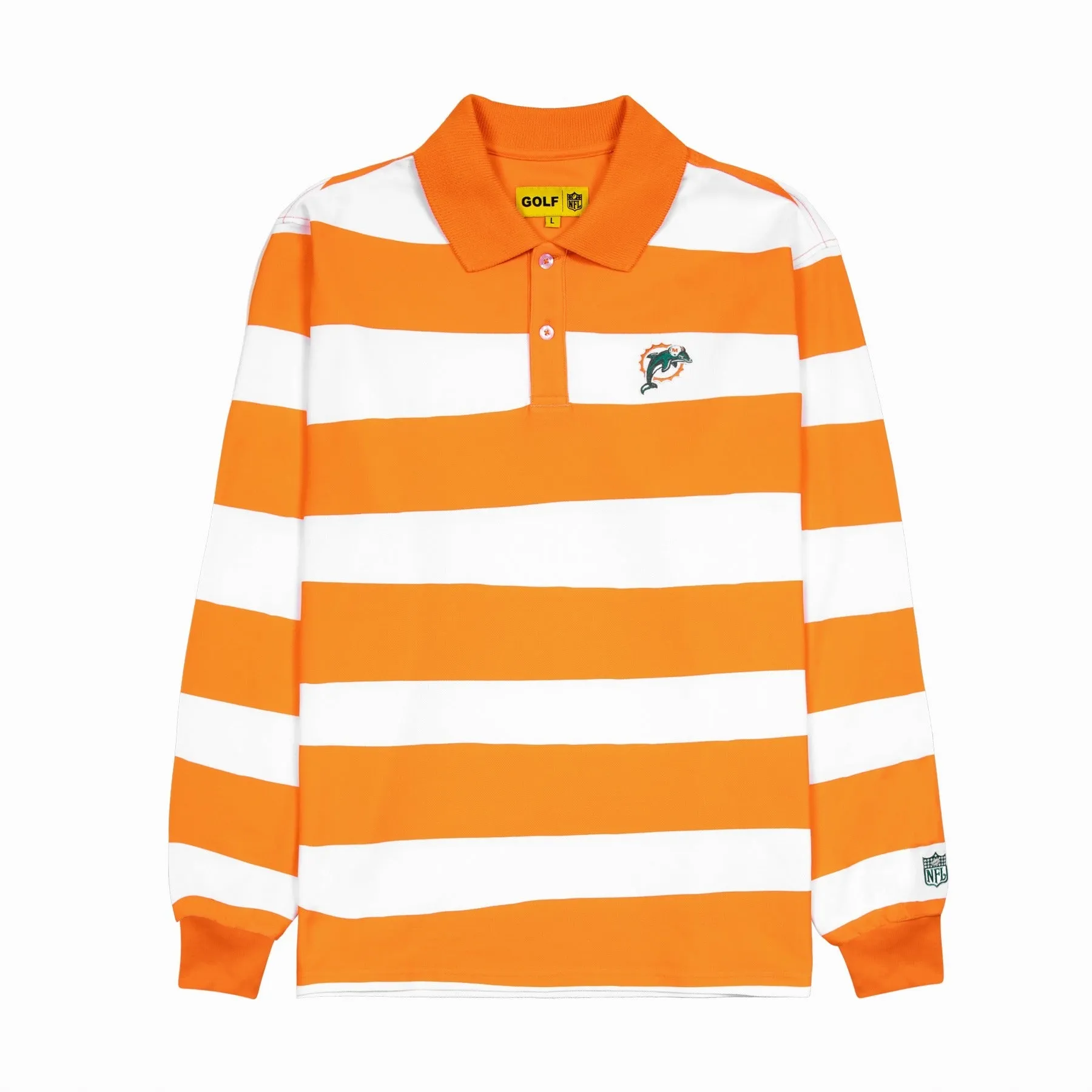 DOLPHINS LONG SLEEVE POLO by GOLF WANG