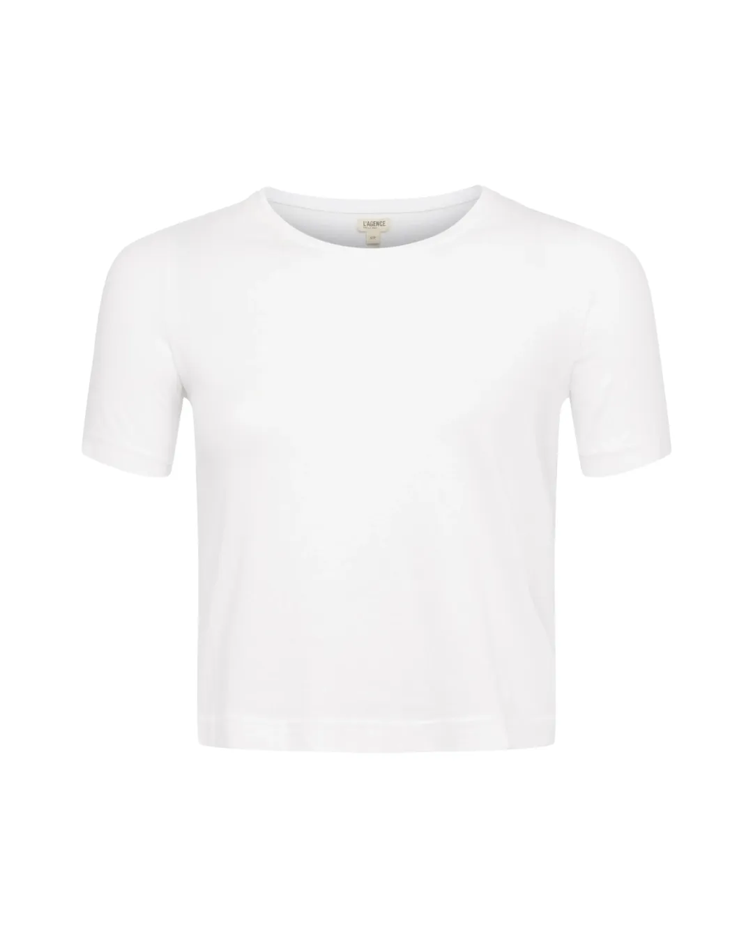 DONNA SS CROP CREW NK TEE