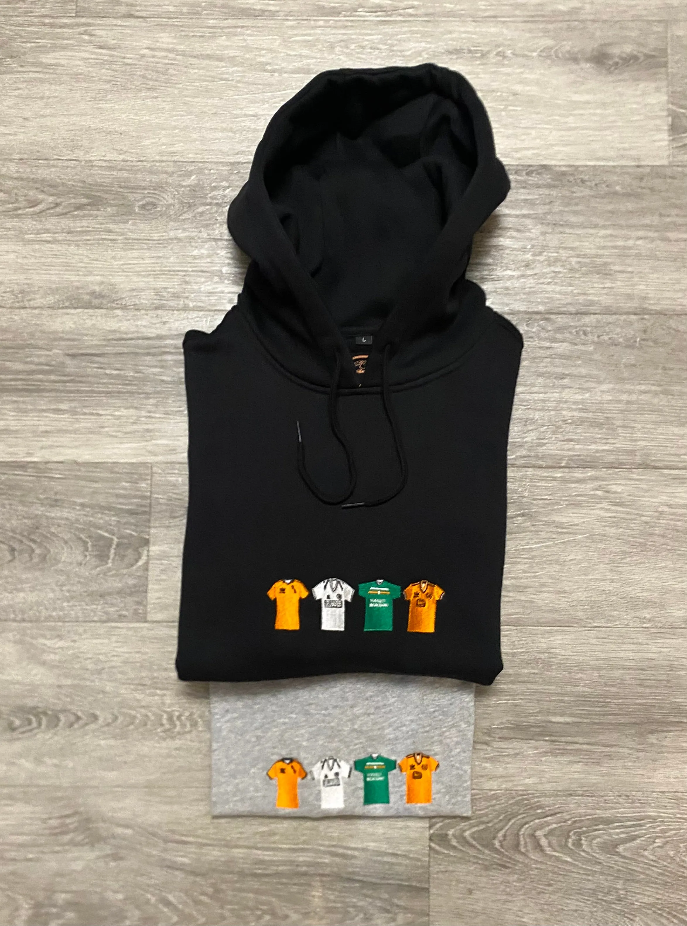 Dundee Utd Retro Strips Hoodie
