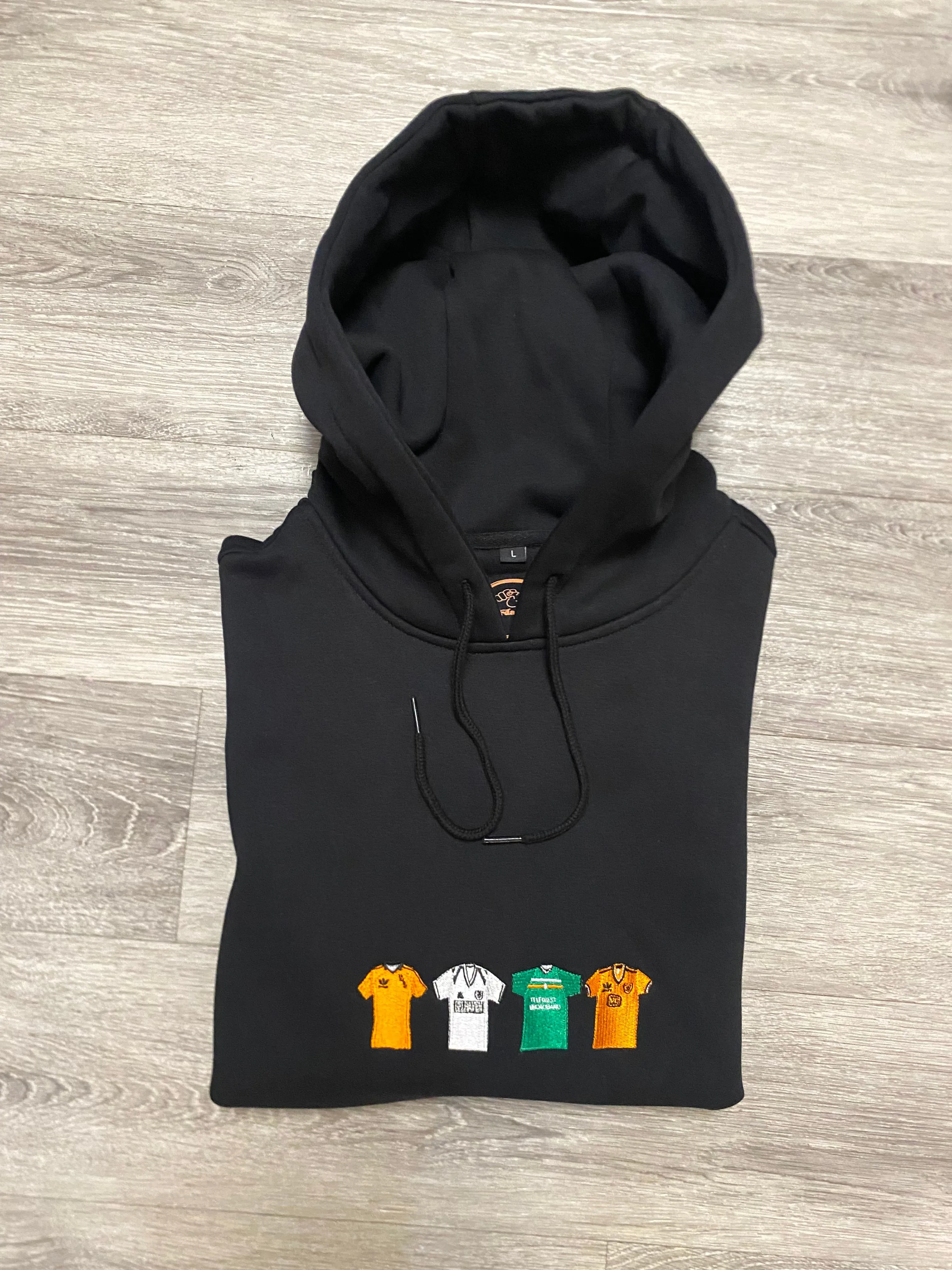 Dundee Utd Retro Strips Hoodie