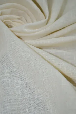 Dyeable Mulmul Textured Cotton Slub Fabric