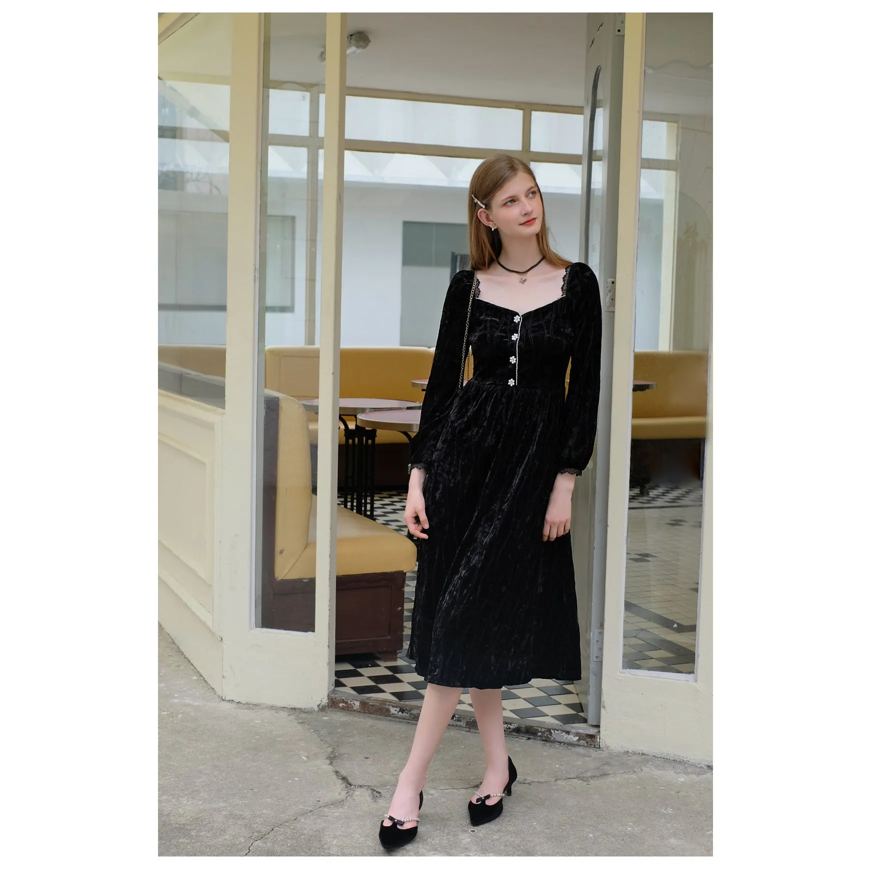 Elegant embroidered ribbon tops