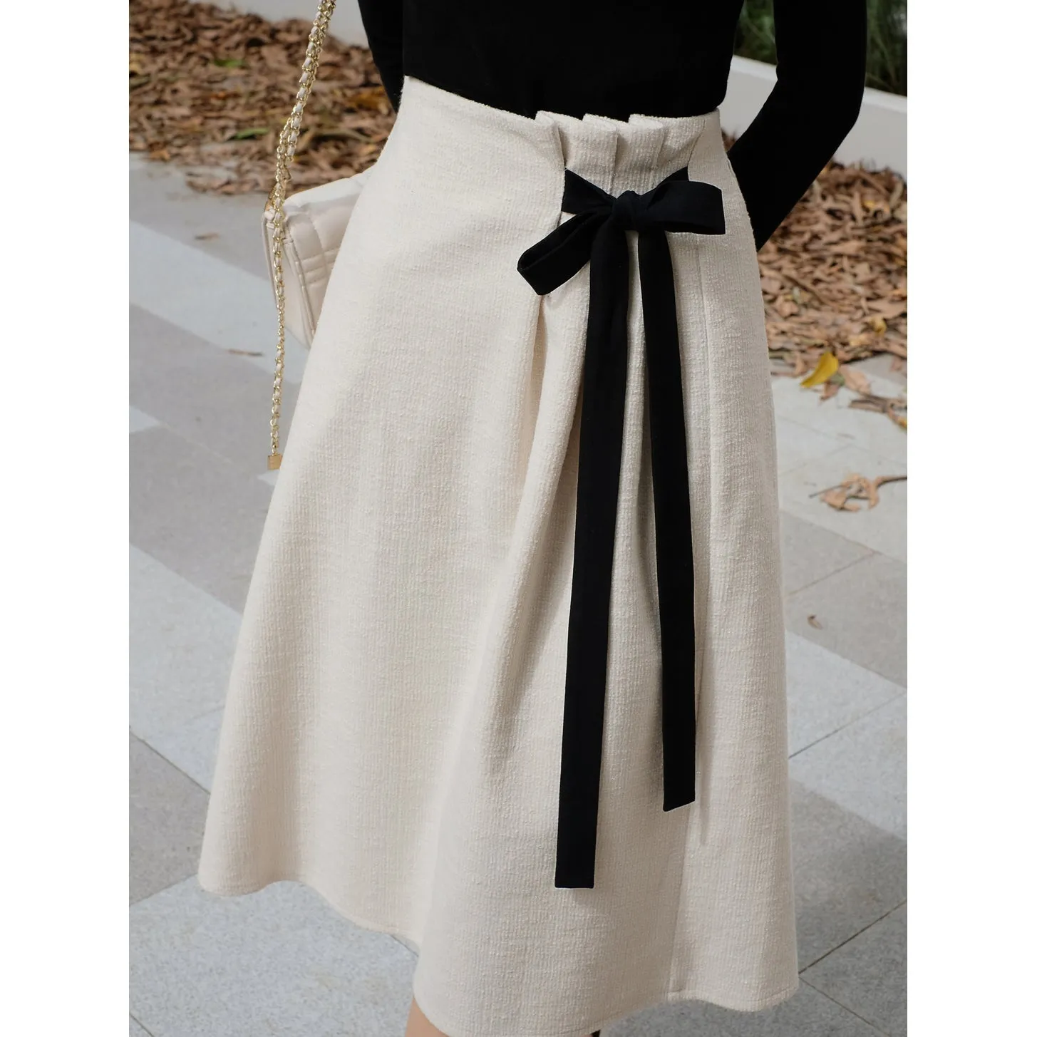 Elegant embroidered ribbon tops