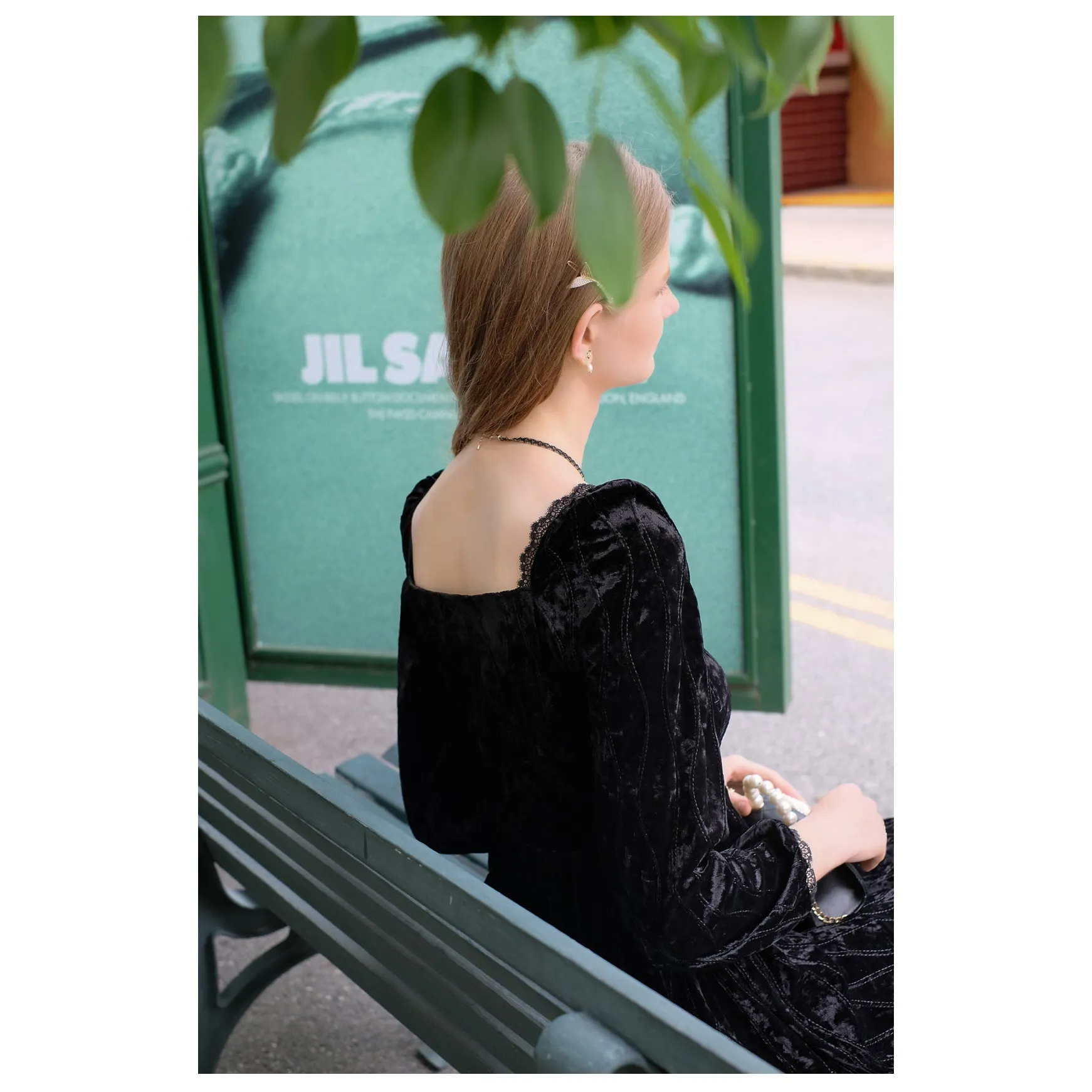Elegant embroidered ribbon tops