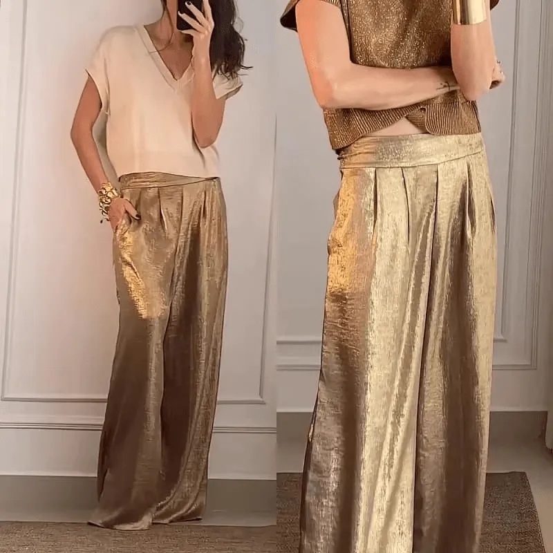 Elegant Wide-Leg Trousers for Formal Events