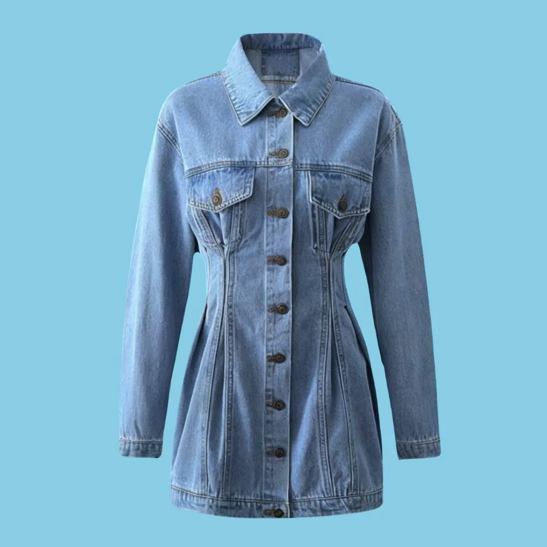 Elvira™ | Trendy Oversized Denim Jacket