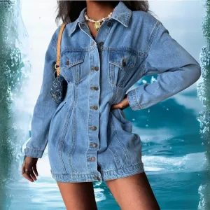 Elvira™ | Trendy Oversized Denim Jacket