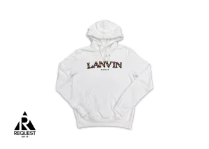 Embroidered Curb Hoodie "White Multicolor"