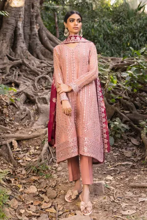 Embroidered Pakistani Salwar Kameez Dupatta Burnt Blush Salwar Suit