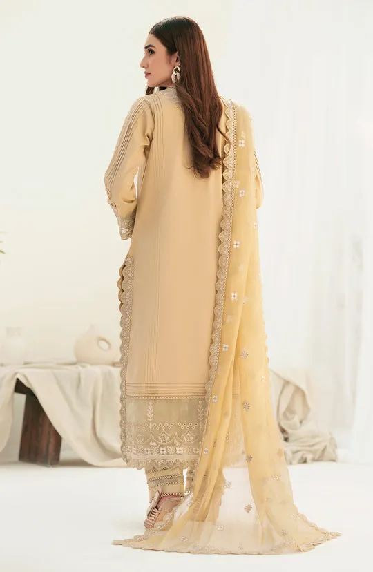 Embroidered Pakistani Salwar Kameez Dupatta Golden Salwar Suit