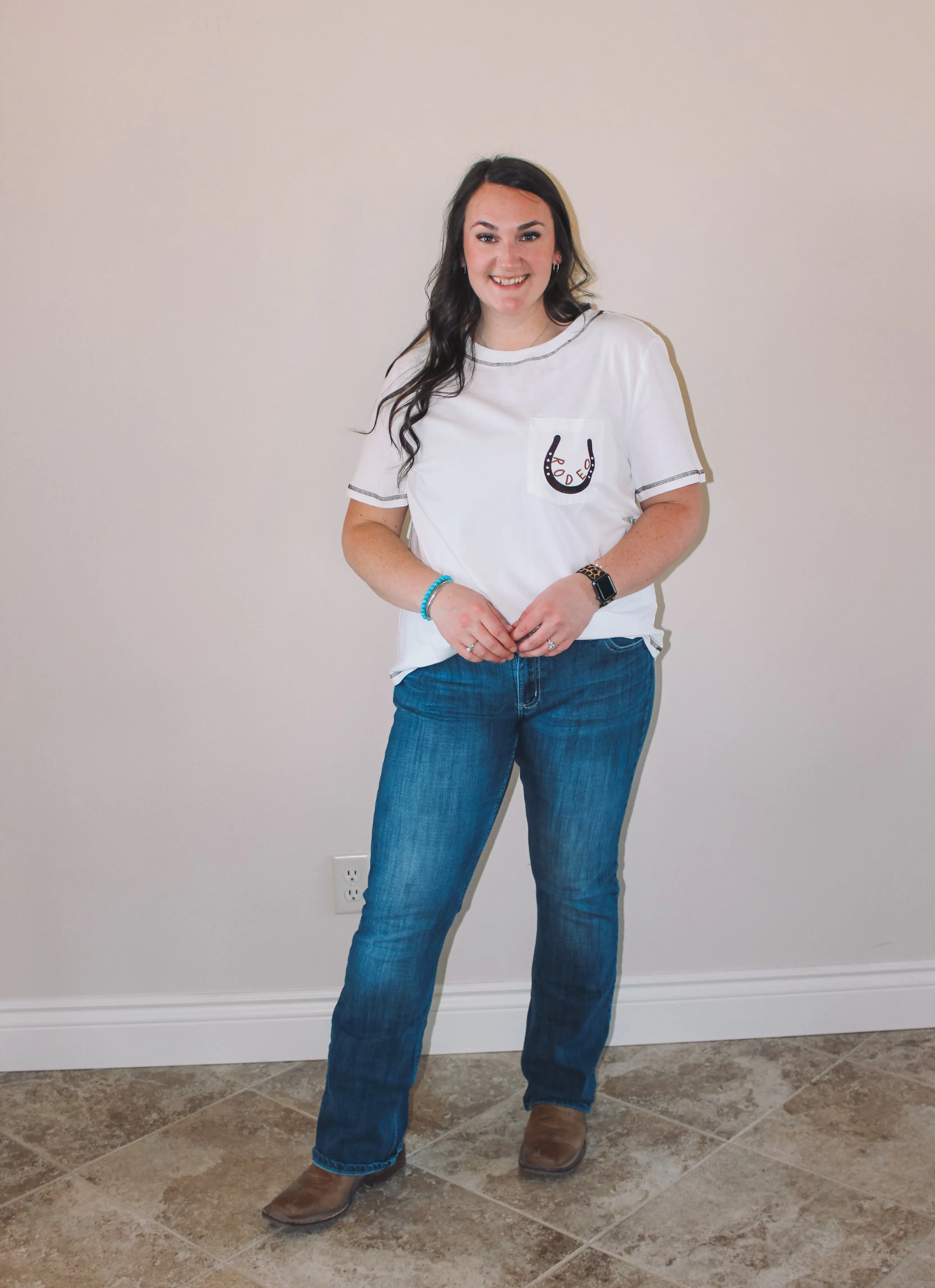 Embroidered Rodeo Tee