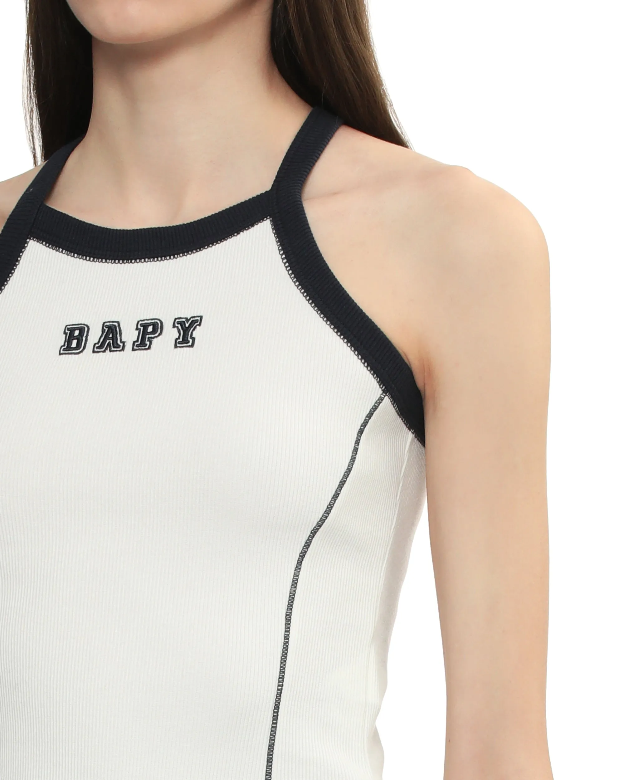Embroidered tank