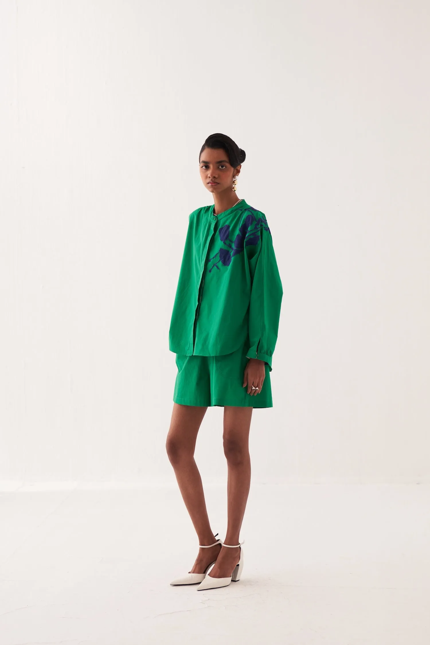 Emerald Applique Shirt