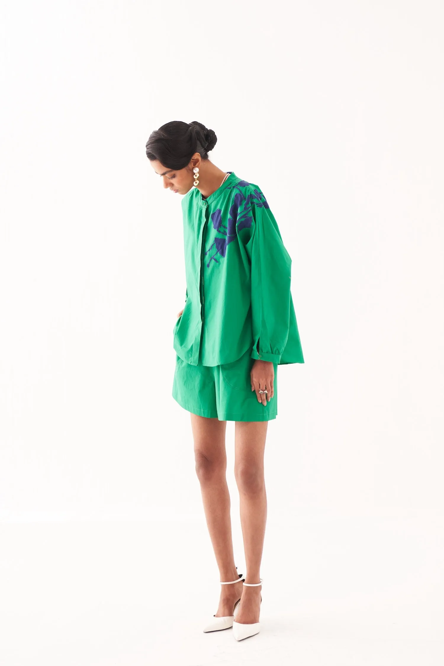 Emerald Applique Shirt