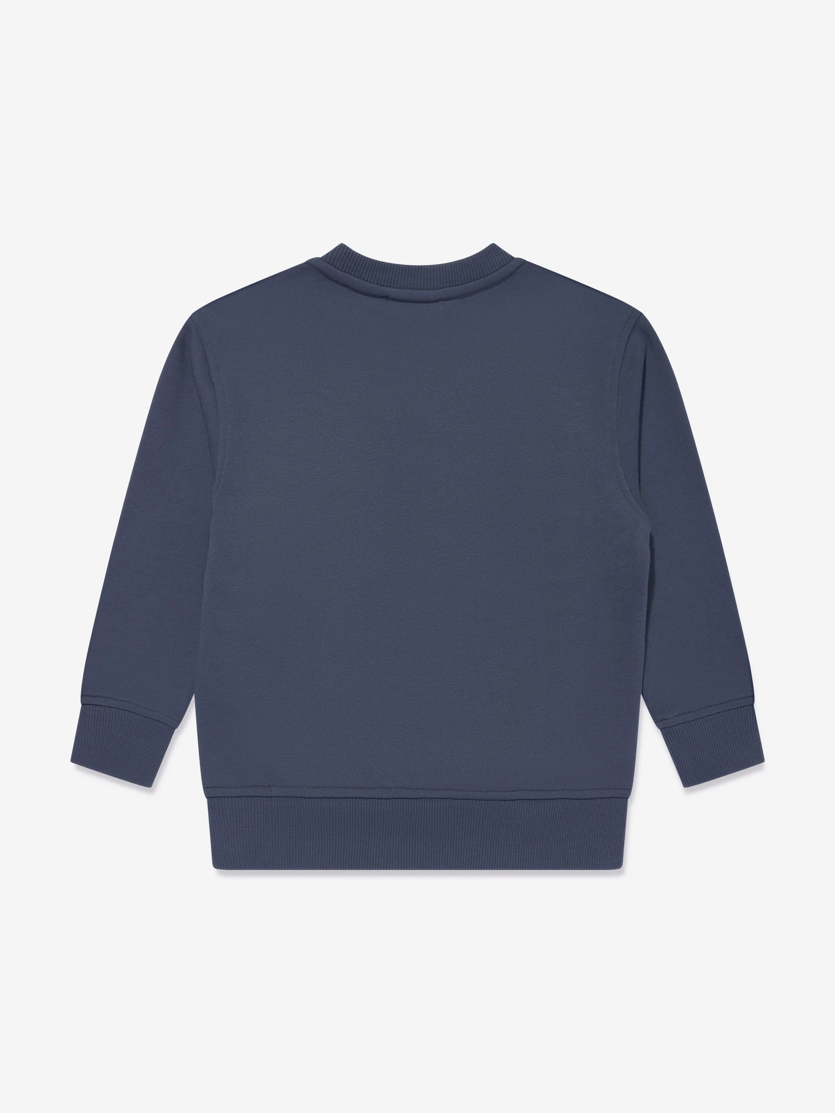 Emporio Armani Boys Logo Sweatshirt in Blue