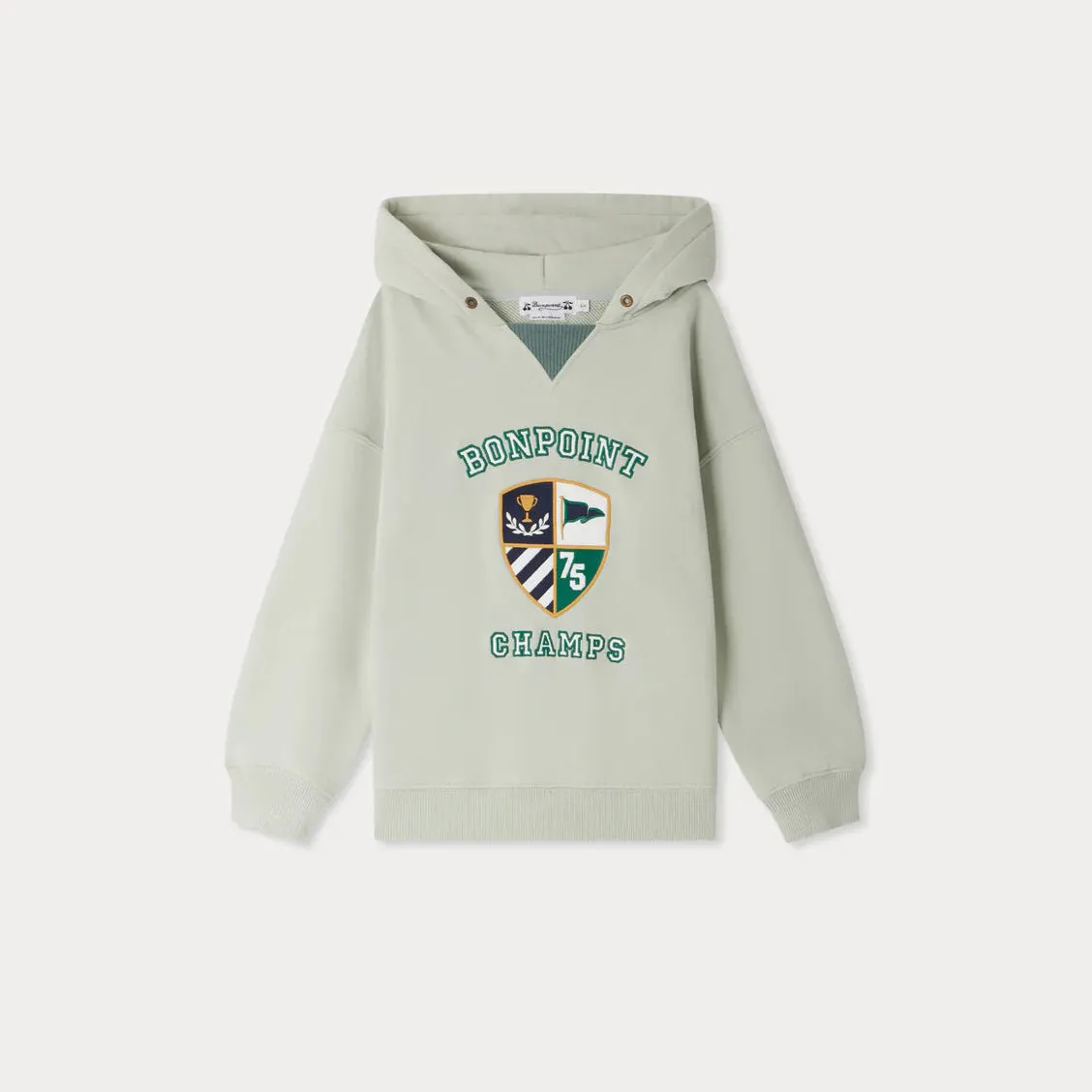 Felix embroidered sweatshirt with hood