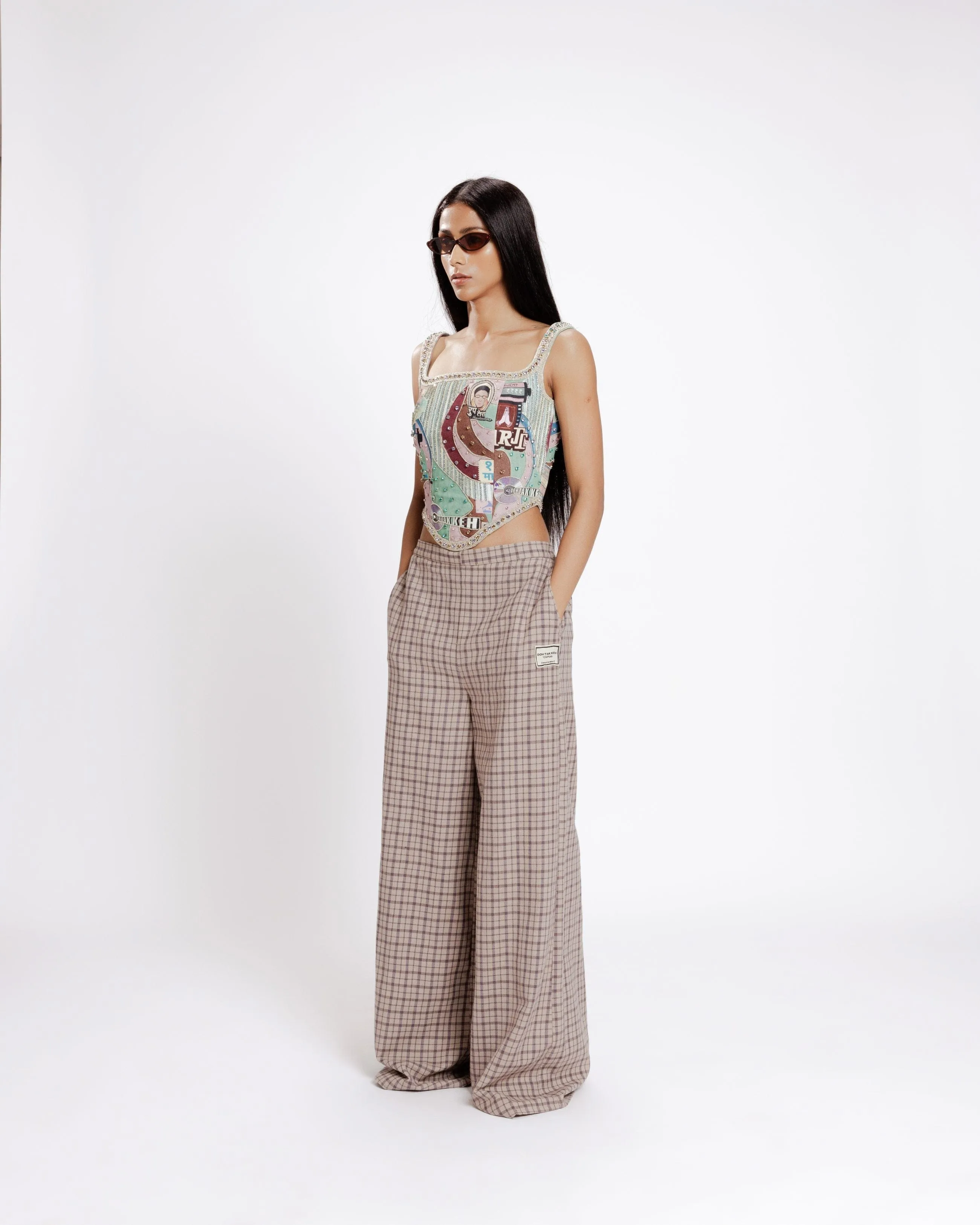 Filmy Embroidered Corset