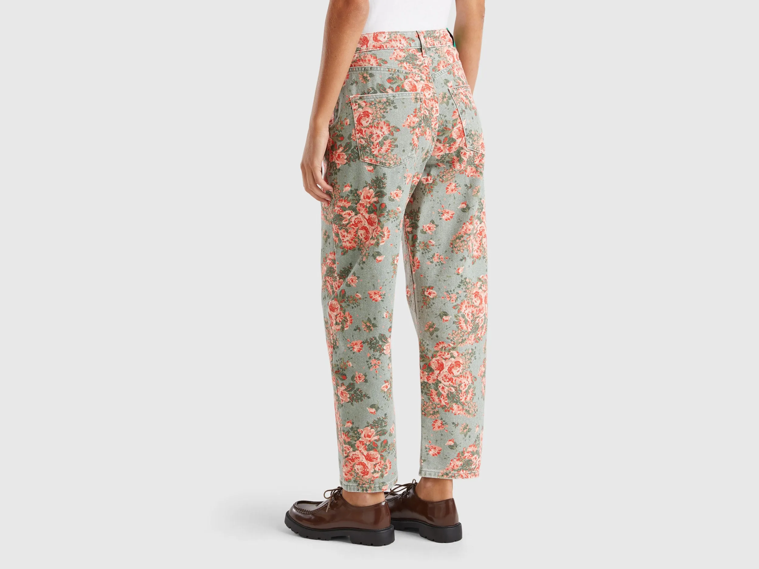 Floral Print Trousers