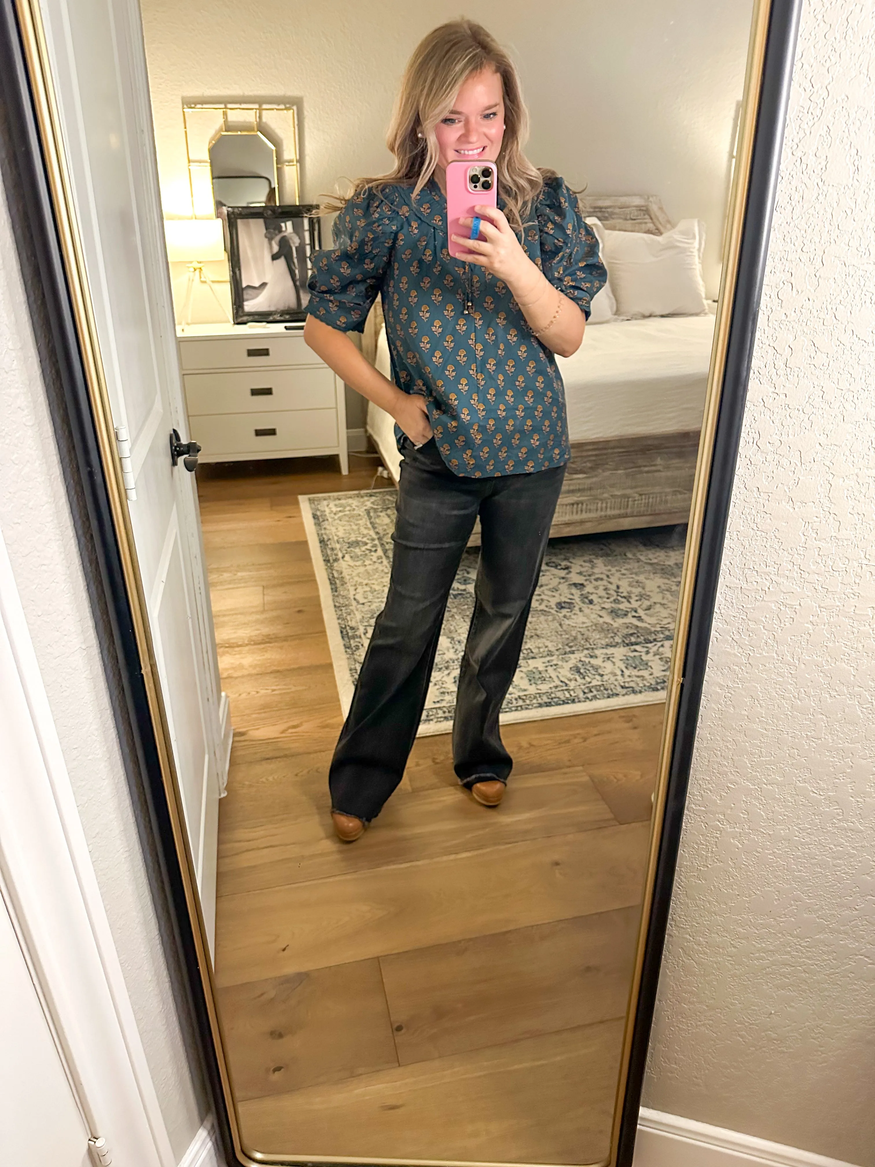 Forest Floral Blouse