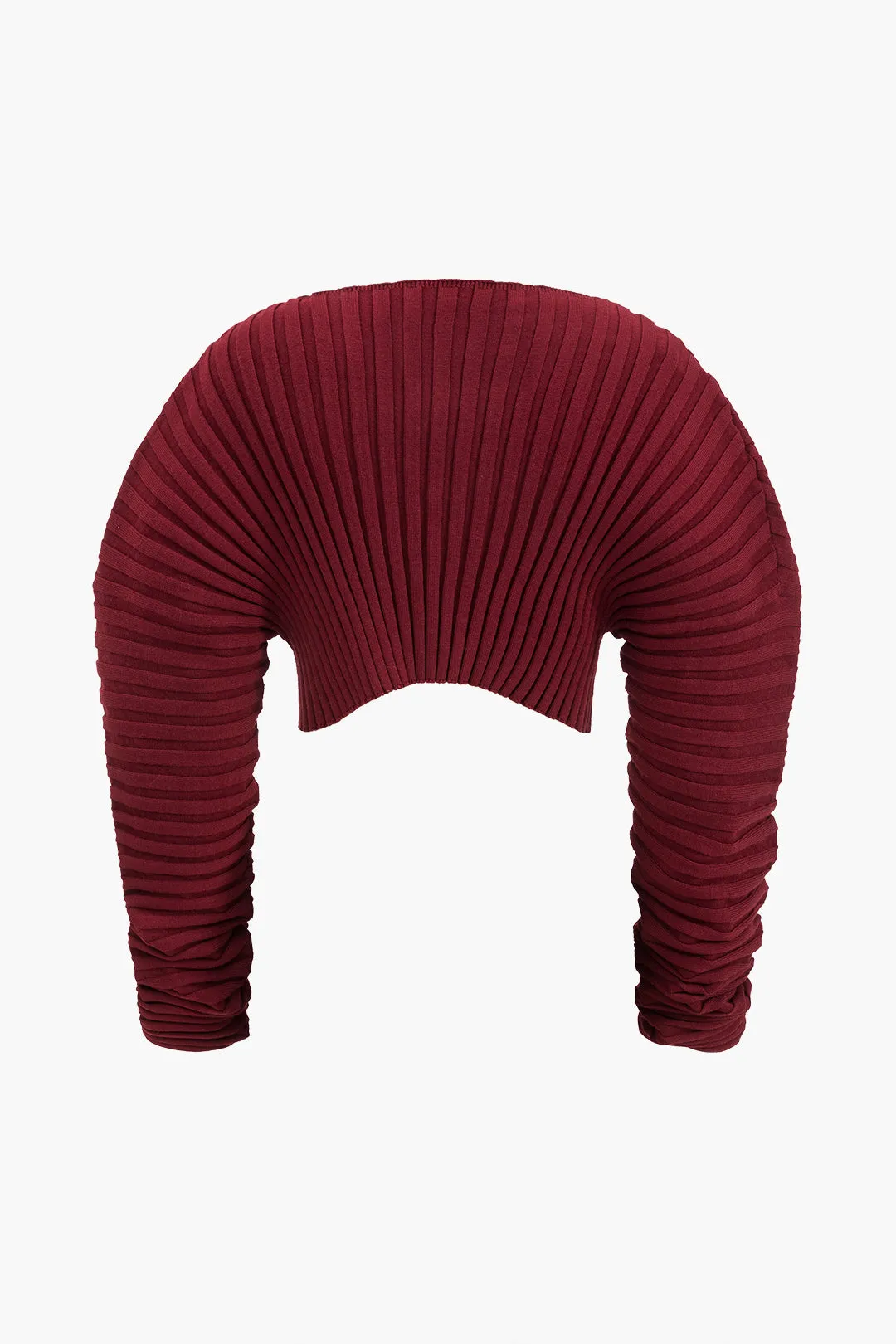 Frances - Elegant Ruched Design Woman's Cropped Top